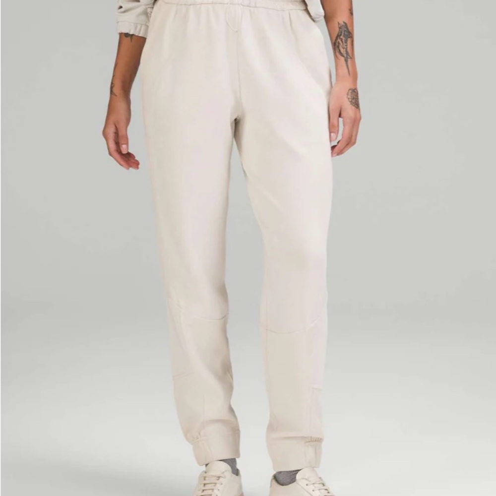 lululemon athletica Cream Track Pants